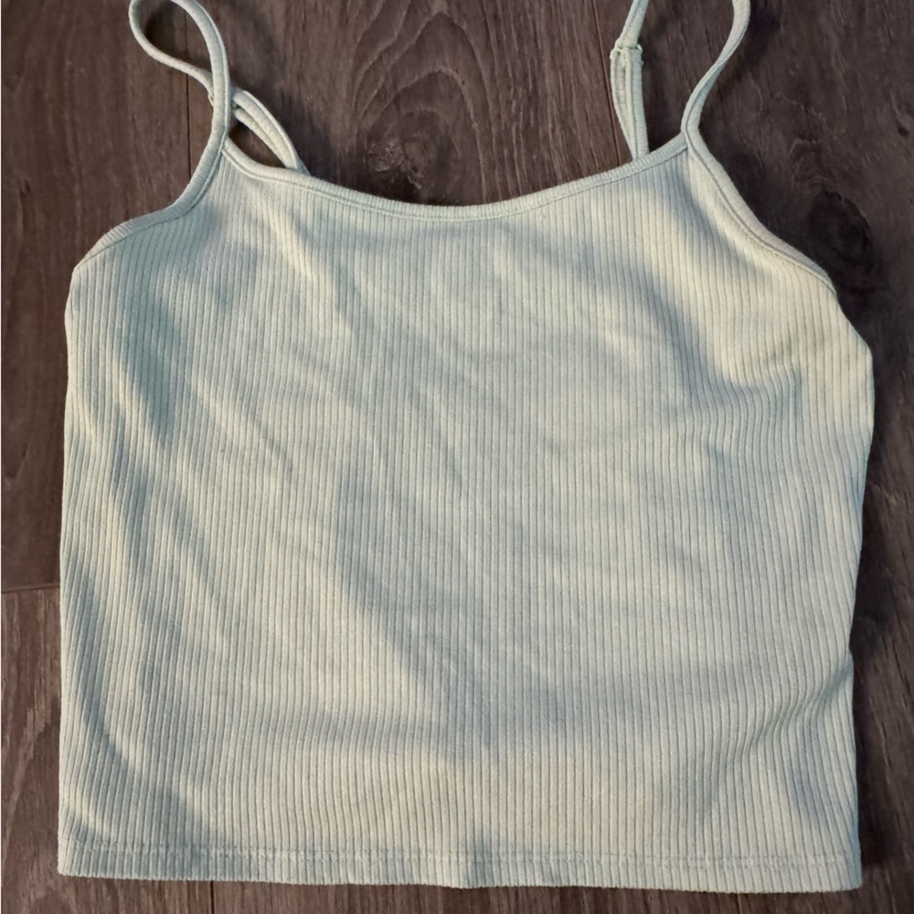light green/mint american eagle tank